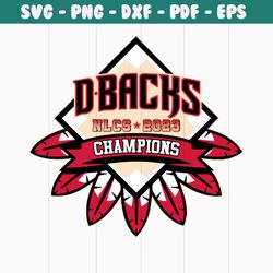 vintage dbacks nlcs 2023 champions svg file for cricut