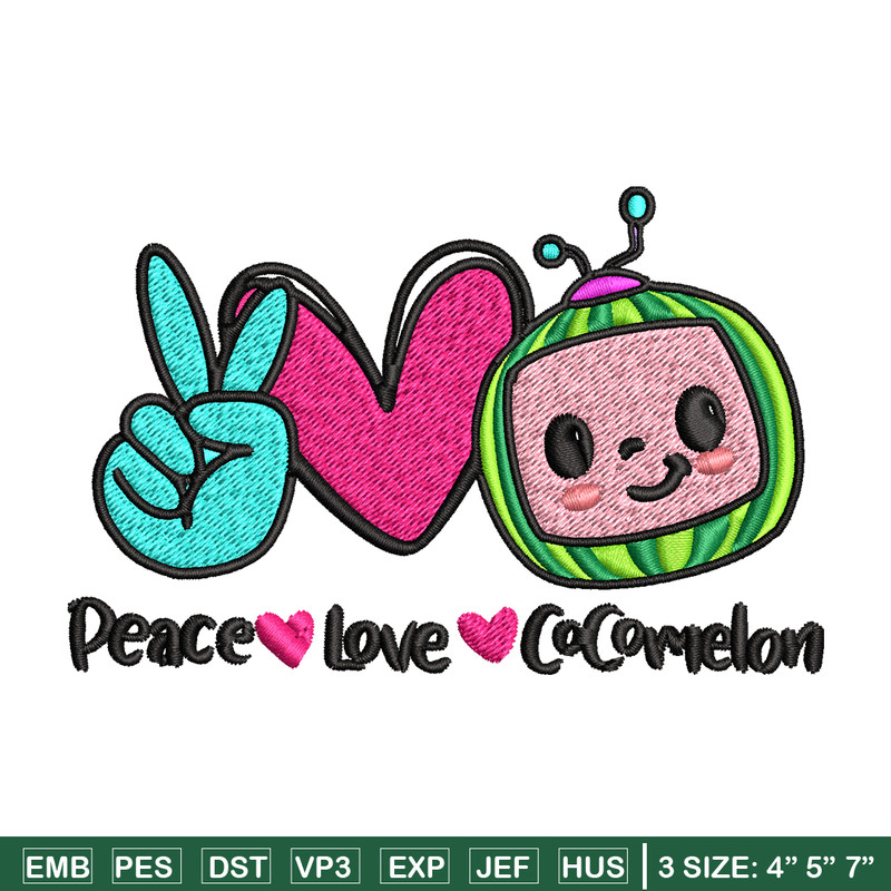 Cocomelon Logo Embroidery design, Cocomelon Embroidery, logo design, Embroidery File, logo shirt, Instant download..jpg