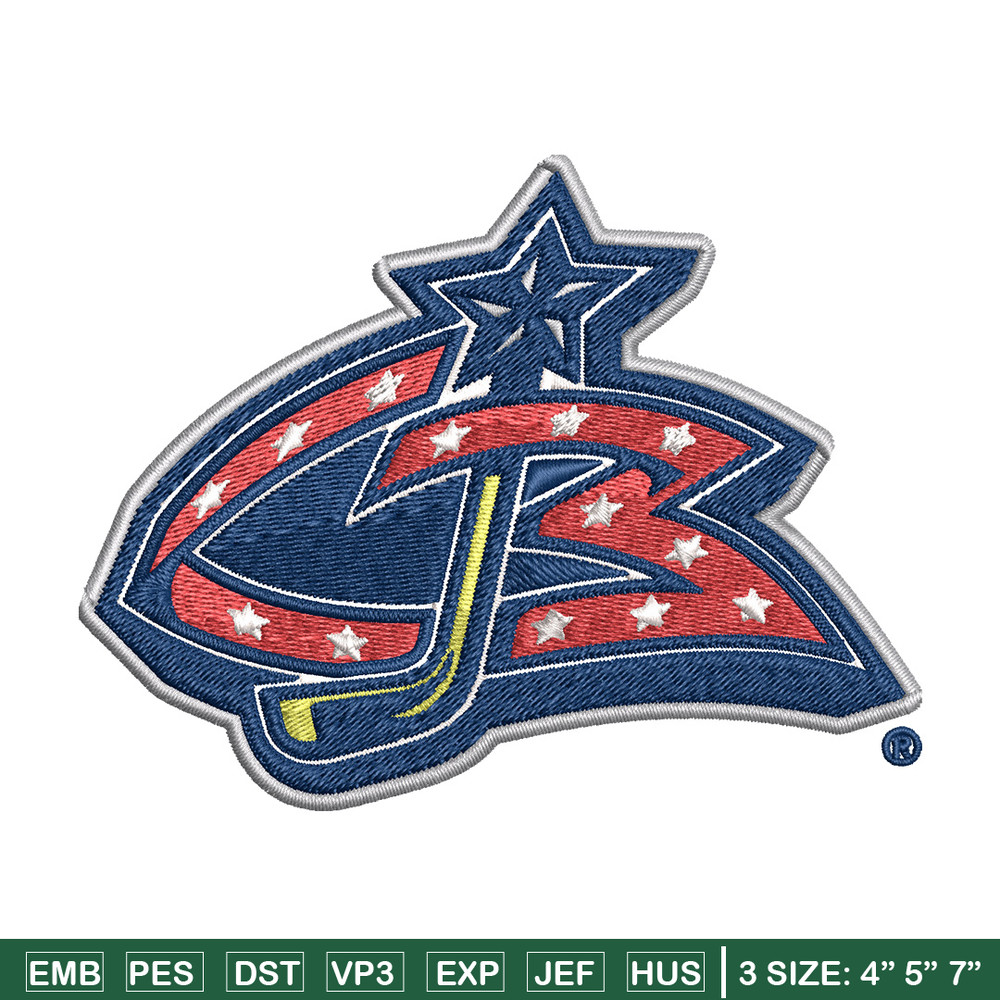 Columbus Blue Jackets logo Embroidery, NHL Embroidery, Sport embroidery, Logo Embroidery, NHL Embroidery design..jpg