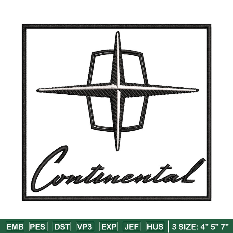 Continental logo embroidery design, Continental logo embroidery, logo design, embroidery file, Digital download..jpg