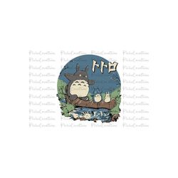ghibli totoro svg, ghibli totoro png, totoro svg, totoro png, digital file, instant download