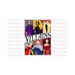 villain svg, villains sublimation design, villains png, maleficent svg, evil queen svg, ursula svg, instant download