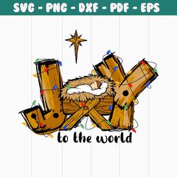 joy to the world christmas christian png sublimation