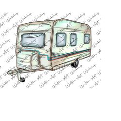 camping caravan sublimation png, camper, camping, camper sublimation, camper digital download, camping printable, waterc