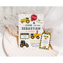 construction birthday invitation truck birthday invitation under construction dump truck invitation birthday invitation