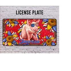 american pig license plate png,license plate,license plate,license plate designs,western 4th of july animals license plate png,usa sunflower