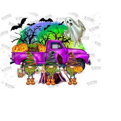 Halloween Truck Gnomes Sublimation Design, Halloween Truck Png, Truck Png, Halloween Png, Gnome Png, Ghost Png, Bat Png,Pumpkin Png,Png File
