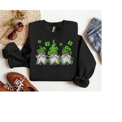 st patrick's day gnomes sweater, gnomes hoodiee, happy st patrick's day shirt, st patrick's day sweater, irish shirt