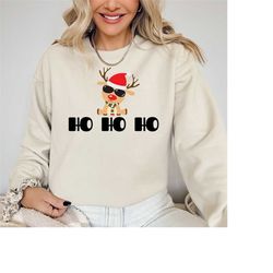 ho ho ho sweatshirt, womens christmas sweatshirt, ho ho ho shirt, xmas sweater, christmas crewneck, christmas top, ho ho