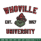 Grinch Whoville University Christmas Embroidery design, Grinch Christmas Embroidery, Grinch design, Digital download..jpg