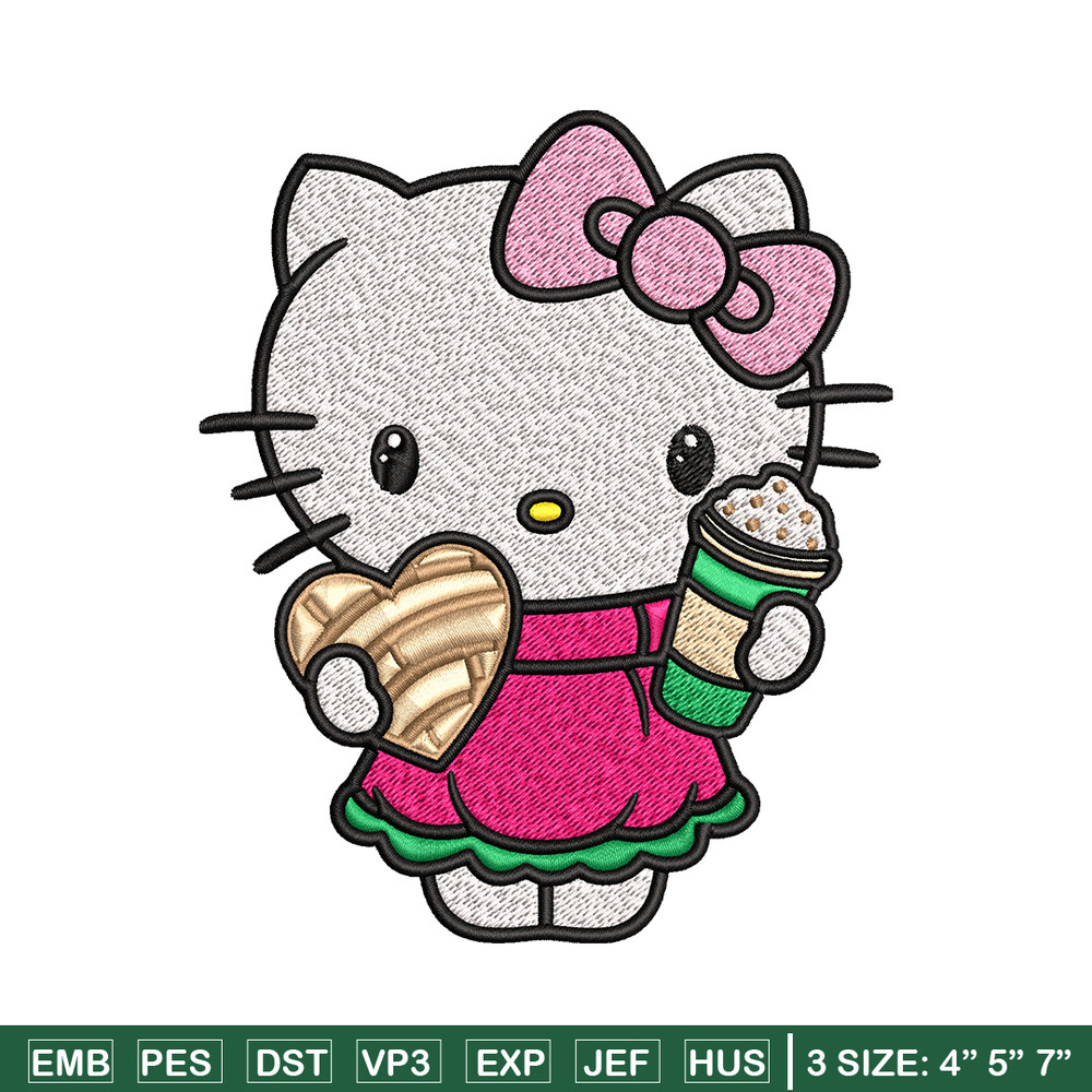 Hallokitty Embroidery design, Hallokitty Embroidery, cartoon design, Embroidery File, cartoon shirt, Digital download..jpg