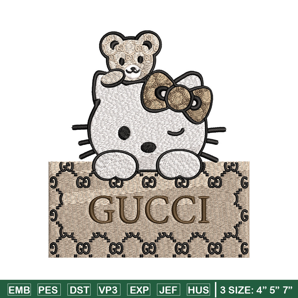 Hello kitty gucci Embroidery Design, Gucci Embroidery, Embroidery File, Logo shirt, Sport Embroidery, Digital download..jpg