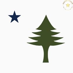 maine flag lewiston maine pray svg cutting digital file