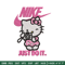 Hello kitty Nike Embroidery design, hello kitty cartoon, Embroidery, Nike design, Embroidery file, Instant download.jpg