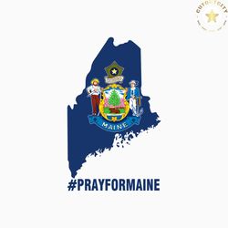 pray for maine lewiston victims svg graphic design file