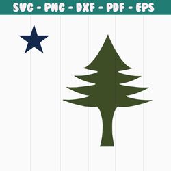 maine flag lewiston maine pray svg cutting digital file