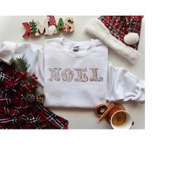 Noel Sweatshirt, Noel Christmas Sweater, Retro Christmas Season Noel Sweatshirt, Christmas Gift,Typography Noel Text Shi