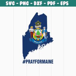 pray for maine lewiston victims svg graphic design file