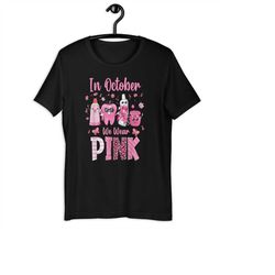 In October We Wear Pink Breast Cancer Dental Dentist PNG