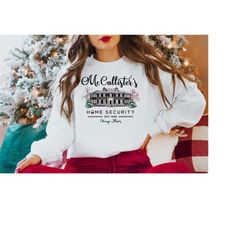 McCallister Home Security Sweatshirt, Christmas Vacation Sweatshirt, Christmas Movie Sweater, Christmas Gifts, Funny Chr