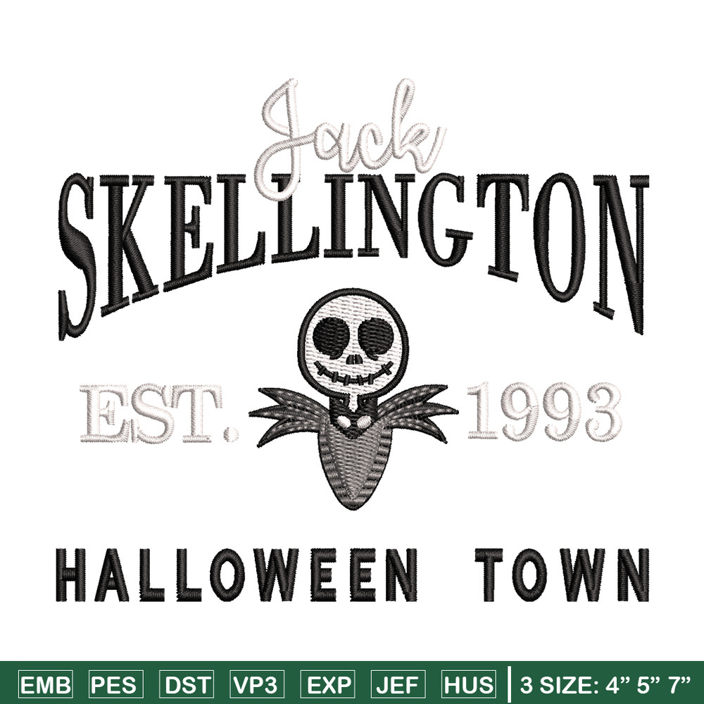 Jack Skellington embroidery design, Jack Skellington embroidery, halloween design, embroidery file, Digital download..jpg