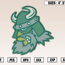 Portland State Mascot Embroidery Designs, NCAA Embroidery Design File Instant Download