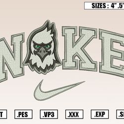 Nike North Dakota Fighting Hawks Embroidery Designs, NCAA Embroidery Design File Instant Download