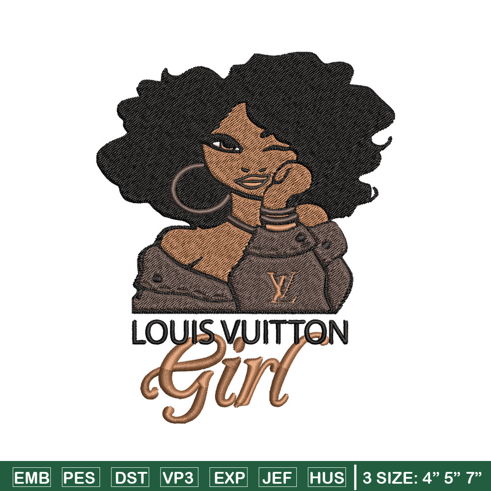 Louis vuitton girl Embroidery Design, Lv Embroidery, Embroidery File, Brand Embroidery, Logo shirt, Digital download.jpg