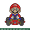 Mario car embroidery design, Super Mario bros embroidery, game design, logo design, game shirt, Digital download..jpg
