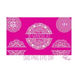 mandala svg bundle, half mandala svg, mandala svg cricut, mandala monogram svg, mandala monogram cricut, mandala design svg, mandala decal