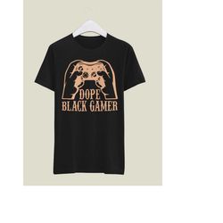 Dope Black Gamer Black History Month Gaming Lover PNG