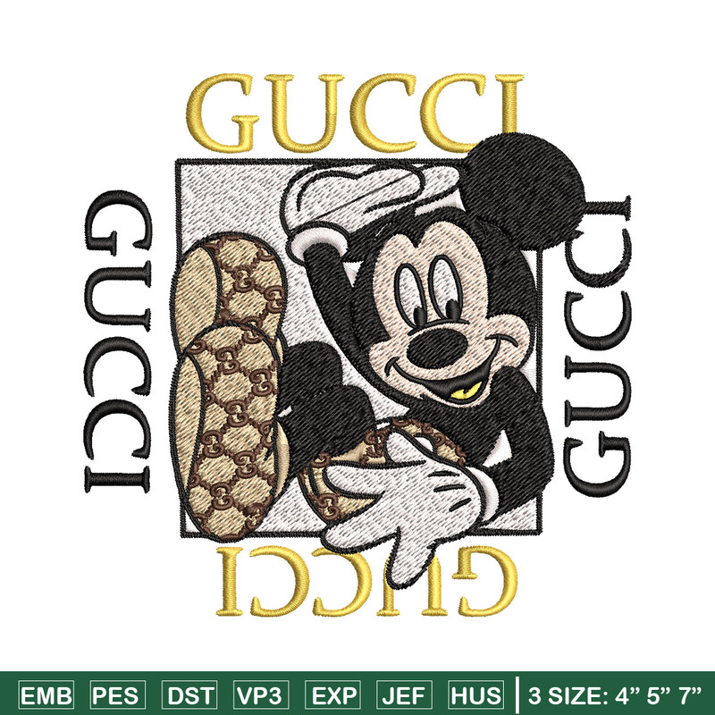 Mickey box gucci Embroidery Design, Gucci Embroidery, Brand Embroidery, Logo shirt, Embroidery File, Digital download.jpg
