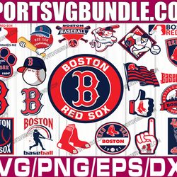 bundle 21 files boston red sox baseball team svg, boston red sox svg, mlb team  svg, mlb svg, png, dxf, eps, jpg