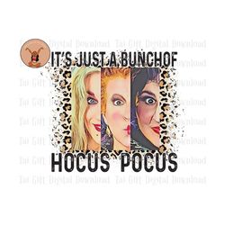 it's just a bunch witch halloween png, witch sisters png, halloween sisters png, trick or treat png, spooky vibes png, halloween for shirt