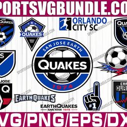 bundle 12 files san jose earthquakes soccer team  svg, san jose earthquakes svg, mls teams svg, mls svg, png, dxf, eps