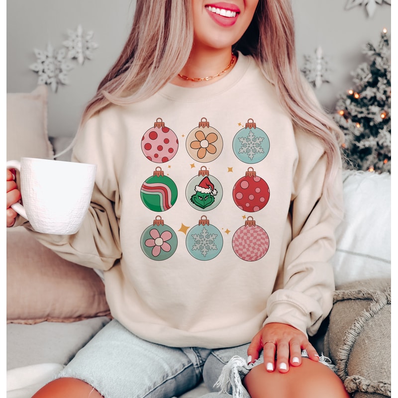 Christmas Ornaments PNG, Retro Christmas png, Holiday Sublimation, Groovy Christmas Shirt Sublimation Design, Cute Christmas Download Png - 2.jpg