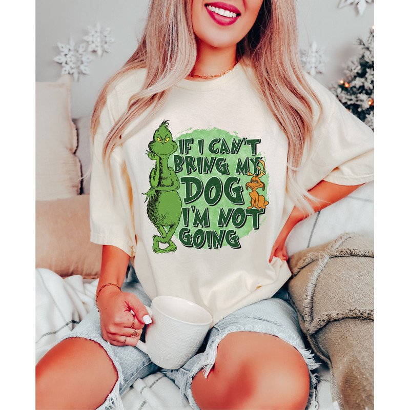 If I Can't Bring My Dog I'm Not going PNG, Retro Christmas png, Holiday Sublimation, Christmas Shirt Sublimation Design, Digital Download - 1.jpg