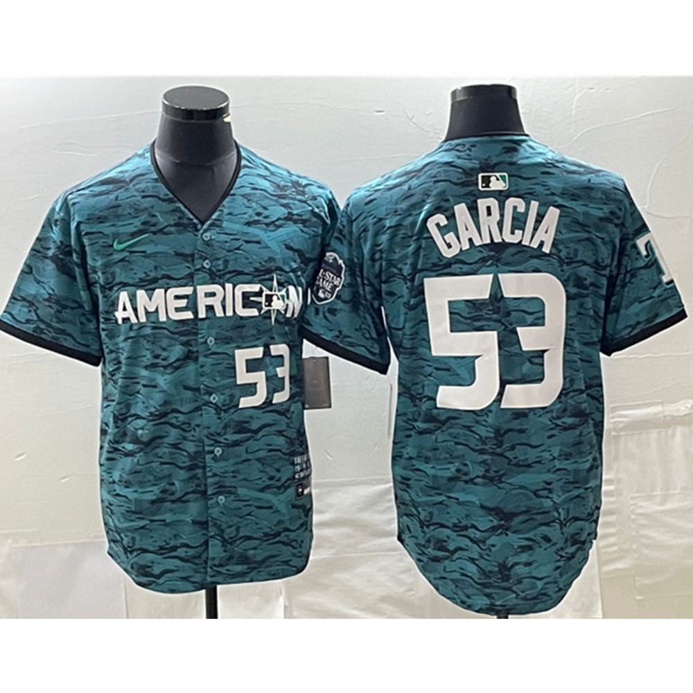 2023 MLB All-Star Texas Rangers Adolis Garcia Green Jersey.jpg
