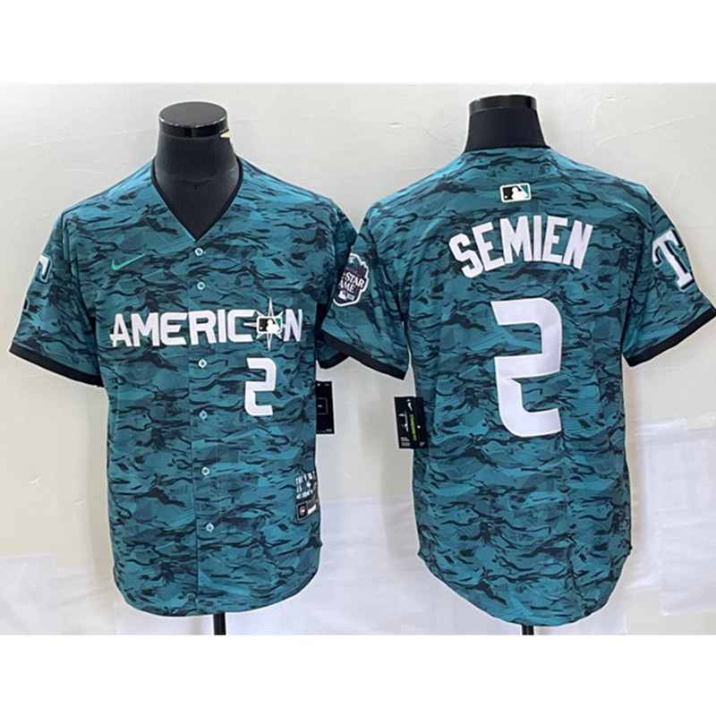 2023 MLB All-Star Texas Rangers Marcus Semien Green Jersey.jpg