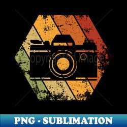Retro Analog Photography Vintage Icon - Elegant Sublimation PNG Download - Enhance Your Apparel with Stunning Detail