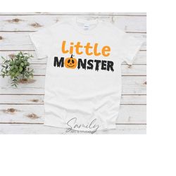 little monster svg, halloween svg, halloween shirt svg, cut file for cricut and silhouette