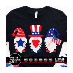 patriotic gnomes svg, 4th of july cut file, american gnome svg dxf eps png, love usa svg, america svg, farmhouse sign svg, cricut silhouette