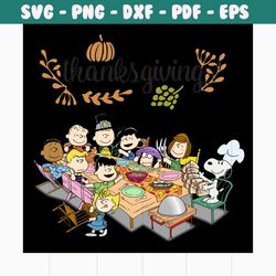 thanksgiving family dinner svg, trending svg, thanksgiving svg, turkey svg, family svg, family dinner svg, snoopy svg, t
