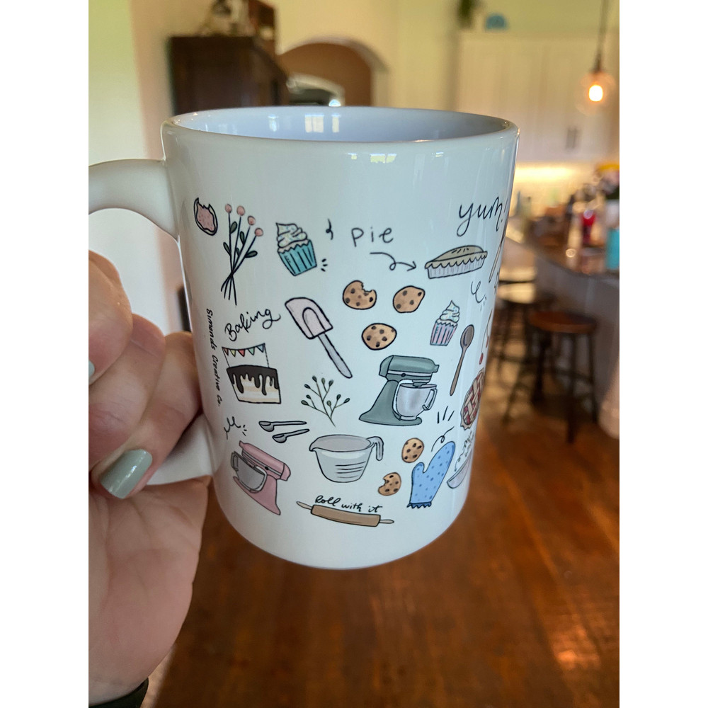 Baking mug, Pastry Chef Gift, baking lovers, Gifts For Bakers, baking gifts for her, farmhouse kitchen gifts, mug for mom, baking love heart - 10.jpg