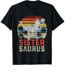 sistersaurus t rex dinosaur sister saurus family matching png