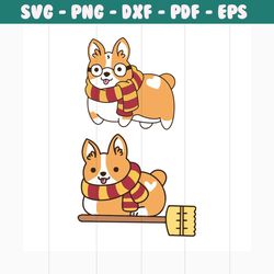 potter cute dog svg, trending svg, harry potter svg, ute dog svg, dog svg, harry potter shirts, harry potter gifts, harr