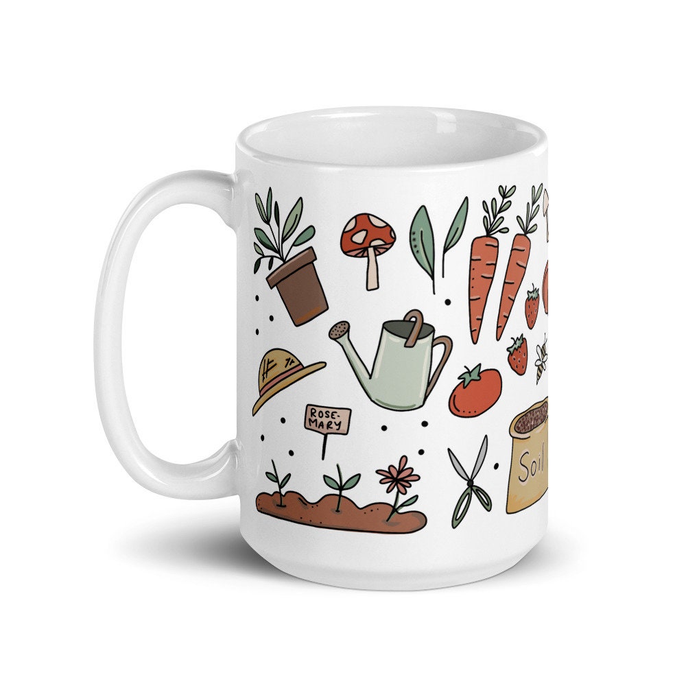 Gardening mug, garden coffee mug, gifts for gardening, Mother’s Day gift, gardening gifts - 2.jpg