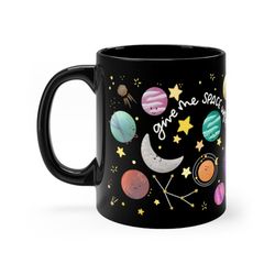 kawaii mug, galaxy mug, Space mug 11oz, gifts for coffee lovers