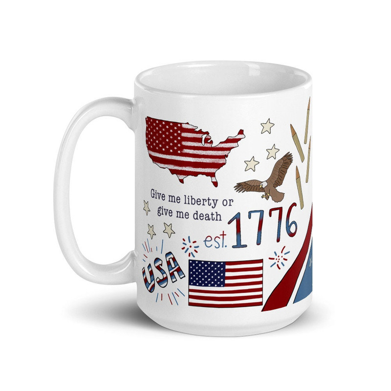 Patriotic mug, American mug, patriot cup, America mug - 5.jpg