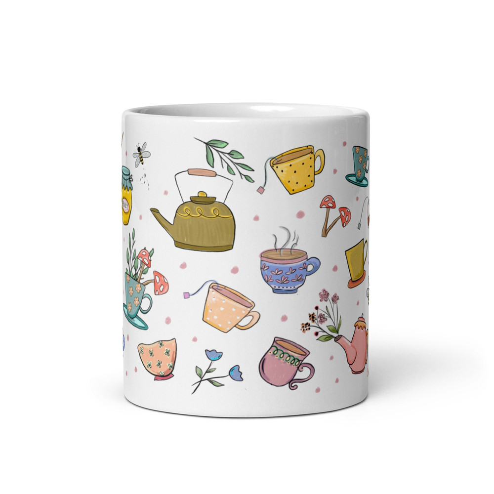 Tea mug, tea time mug, tea gifts - 3.jpg